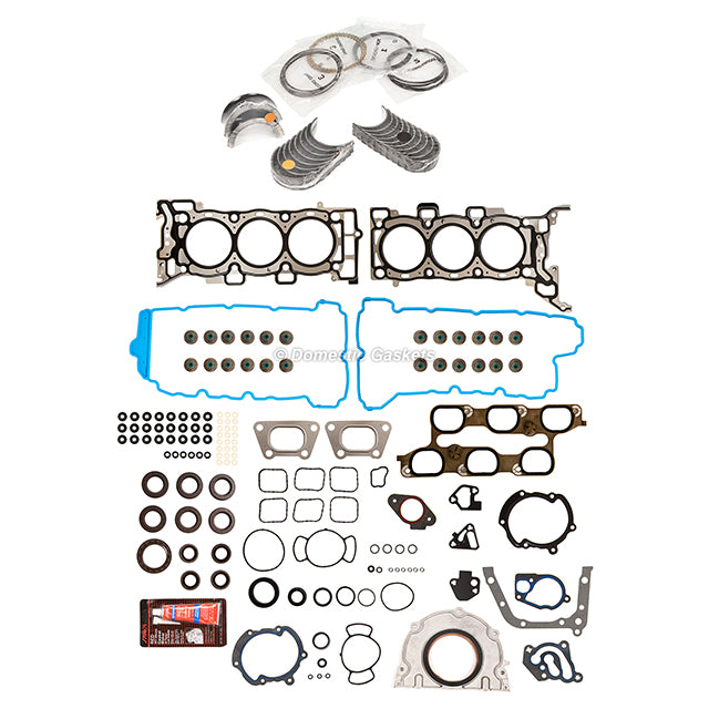 Engine Re-Ring Kit Fit 10-11 Chevrolet Cadillac GMC 3.0L DOHC