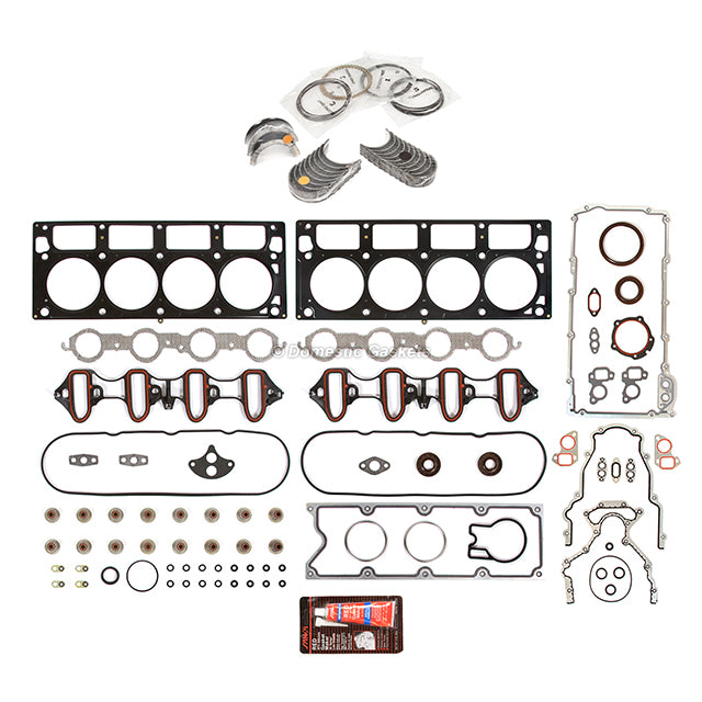Engine Re-Ring Kit Fit 01-03 Cadillac Chevrolet GMC Hummer 6.0L