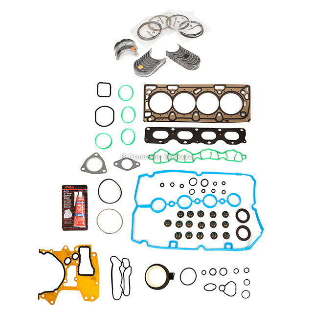 Engine Re-Ring Kit Fit 09-11 Chevrolet Aveo Pontiac G3 1.6L