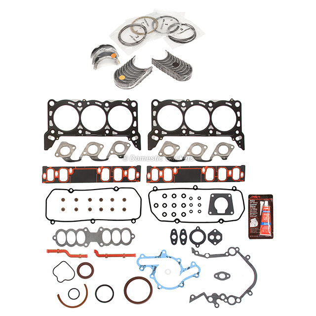 Engine Re-Ring Kit Fit 97-98 Ford Cougar Mustang Mercury 3.8L OHV