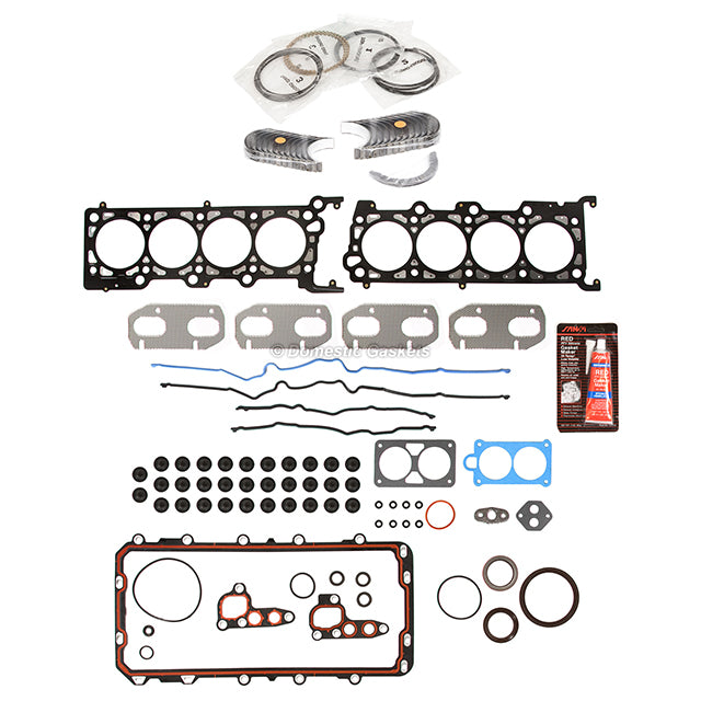 Engine Re-Ring Kit Fit 98-04 Ford Lincoln Mercury 4.6L DOHC