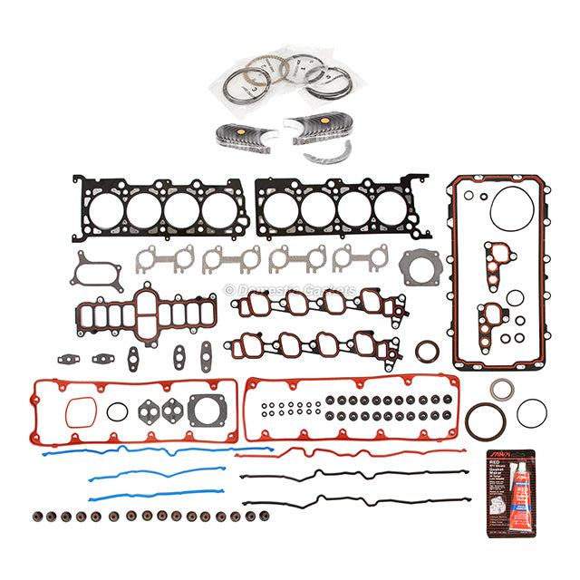 Engine Re-Ring Kit Fit 04-11 Ford F150 E150 E250 Mercury 4.6L SOHC