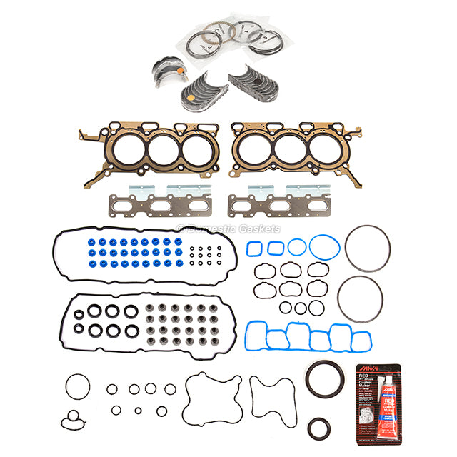 Engine Re-Ring Kit Fit 11-13 Ford Edge 3.5L DOHC