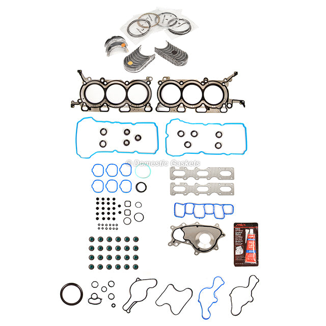 Engine Re-Ring Kit Fit 11-13 Mustang Ford F-150 3.7L DOHC