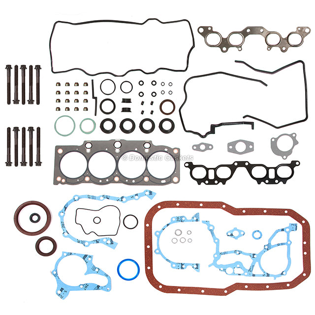 Full Gasket Set Intake Exhaust Valves Fit 90-92 Toyota Celica MR2 2.2L DOHC 5SFE
