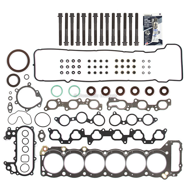 Fits 93-97 Toyota Land Cruiser Lexus LX450 4.5L L6 Full Gasket Set Bolts 1FZFE