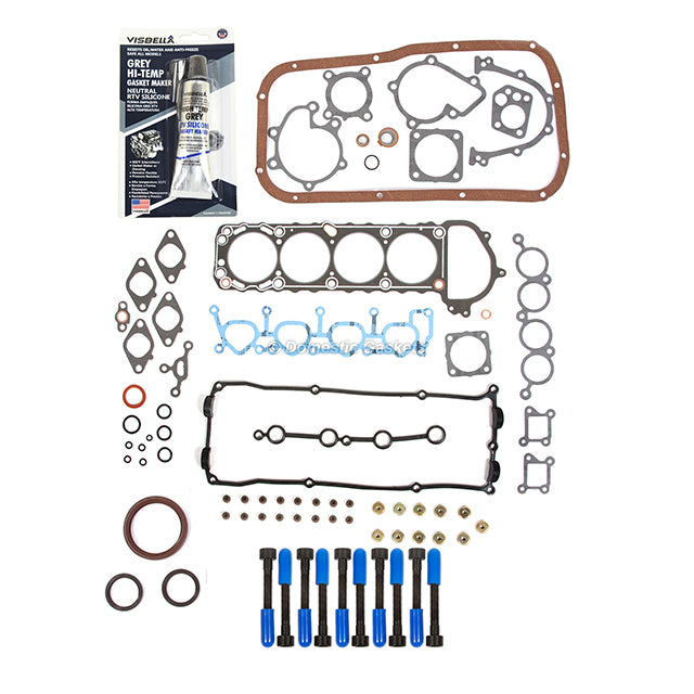 Full Gasket Set Intake Exhaust Valves Fit 95-98 Nissan 240SX 2.4L KA24DE DOHC