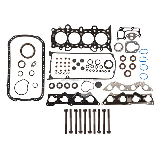 MLS Full Gasket Set Intake Exhaust Valves Fit 01-05 Honda Civic 1.7L D17A2 D17A6