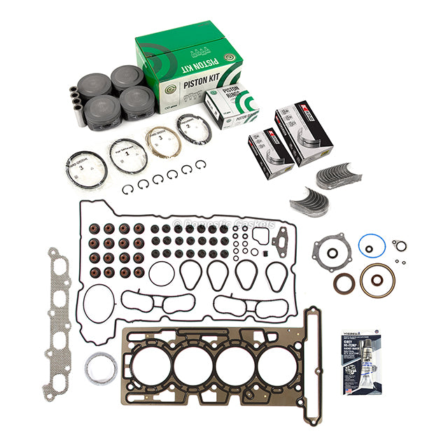 Full Gasket Set Bearings Pistons Fit 04-06 GMC Canyon Isuzu Chevrolet 2.8L