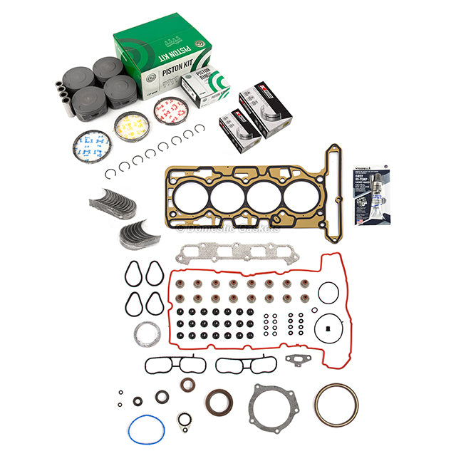 Full Gasket Set Bearings Pistons Fit 07-12 Chevrolet Corolado GMC Isuzu 2.9L