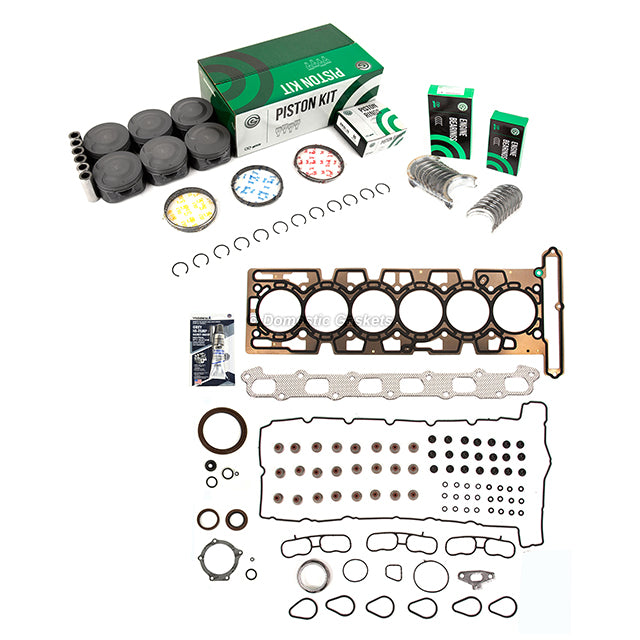 Full Gasket Set Bearings Pistons Fit 06-09 Buick Chevrolet GMC Oldsmobile 4.2L