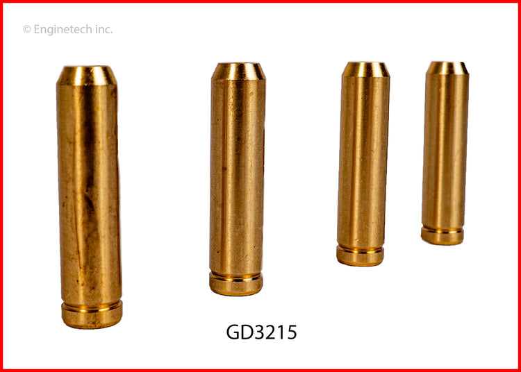 Enginetech GD3215 Engine Valve Guide 4 Pack for Hyundai, Subaru, Kia Models