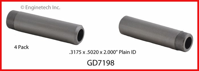 Enginetech GD7198 Engine Valve Guide 4 Pack for Ford, Mercury, and Mazda Vehicles