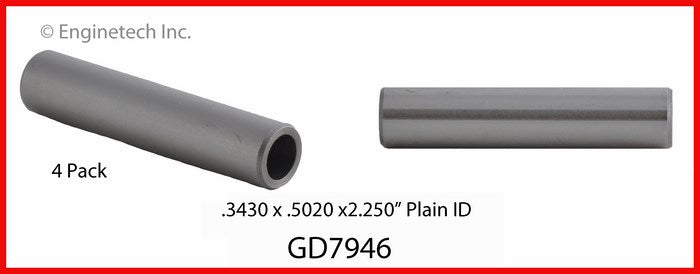 Enginetech GD7946 Engine Valve Guide 4 Pack – Reliable Iron Construction for Engine Rebuilds