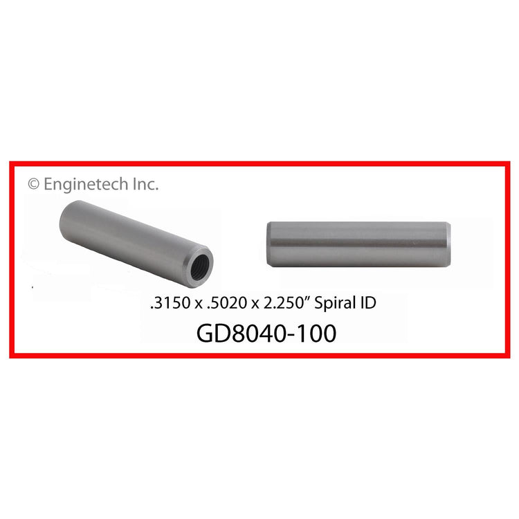 Enginetech GD8040-100 Engine Valve Guide 100 Pack for Buick Century and Skylark