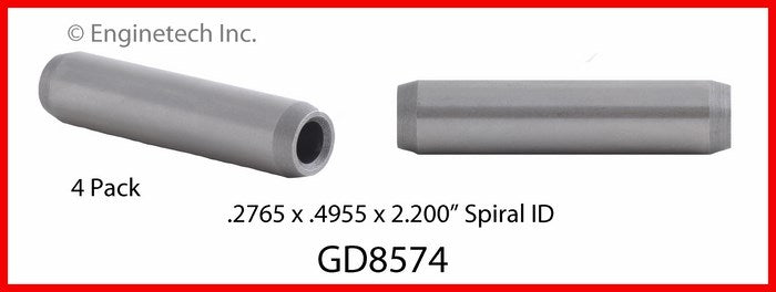 Enginetech GD8574 Engine Valve Guide Set - Iron Material, 4 Pack for Ford and Mercury Models