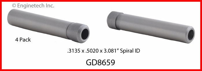Enginetech GD8659 Engine Valve Guide - 4 Pack for Dodge Ram 2500 (1994-2003)