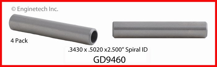 Enginetech GD9460 Engine Valve Guide 4 Pack for Buick Models