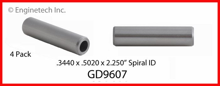 Enginetech GD9607 Engine Valve Guides - 4 Pack for Domestic and Import Engines