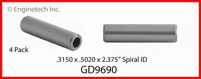 Enginetech GD9690 Engine Valve Guide Pack for Buick and Chevrolet Models
