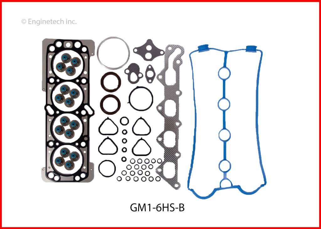 Enginetech GM1.6HS-B Engine Cylinder Head Gasket Set for Chevrolet Aveo and Aveo5