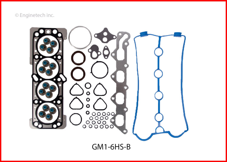 Enginetech GM1.6HS-B Engine Cylinder Head Gasket Set for Chevrolet Aveo and Aveo5