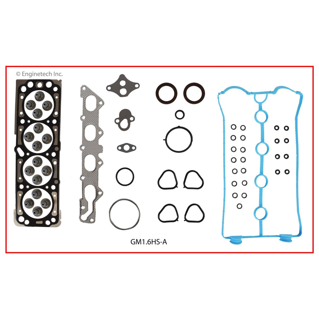 Enginetech GM1.6HS-AWB Engine Cylinder Head Gasket Set for Chevrolet Aveo