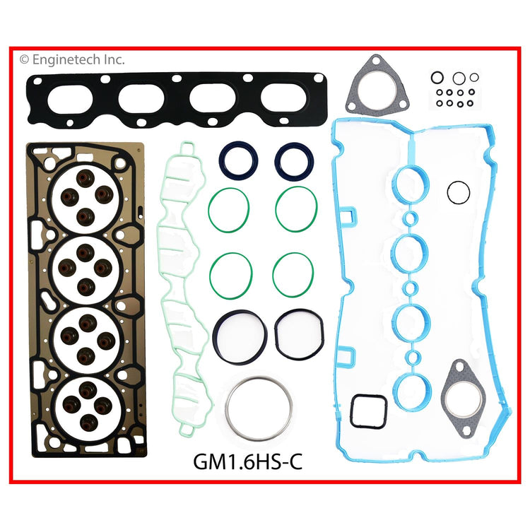 Enginetech GM1.6HS-CWB Engine Cylinder Head Gasket Set for GM and Chevrolet Cars and Trucks