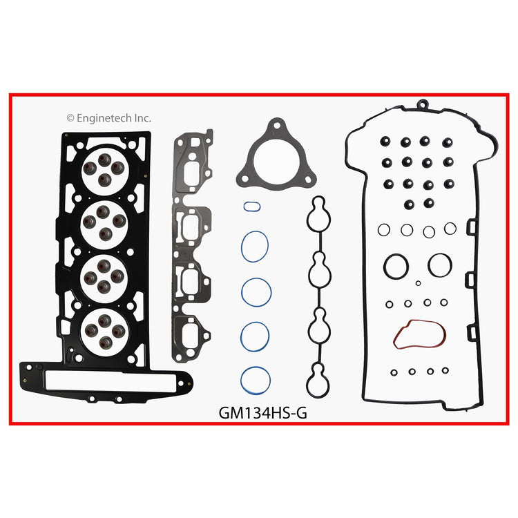 Enginetech GM134HS-GWB Engine Cylinder Head Gasket Set for GMC and Chevrolet Cars and Trucks