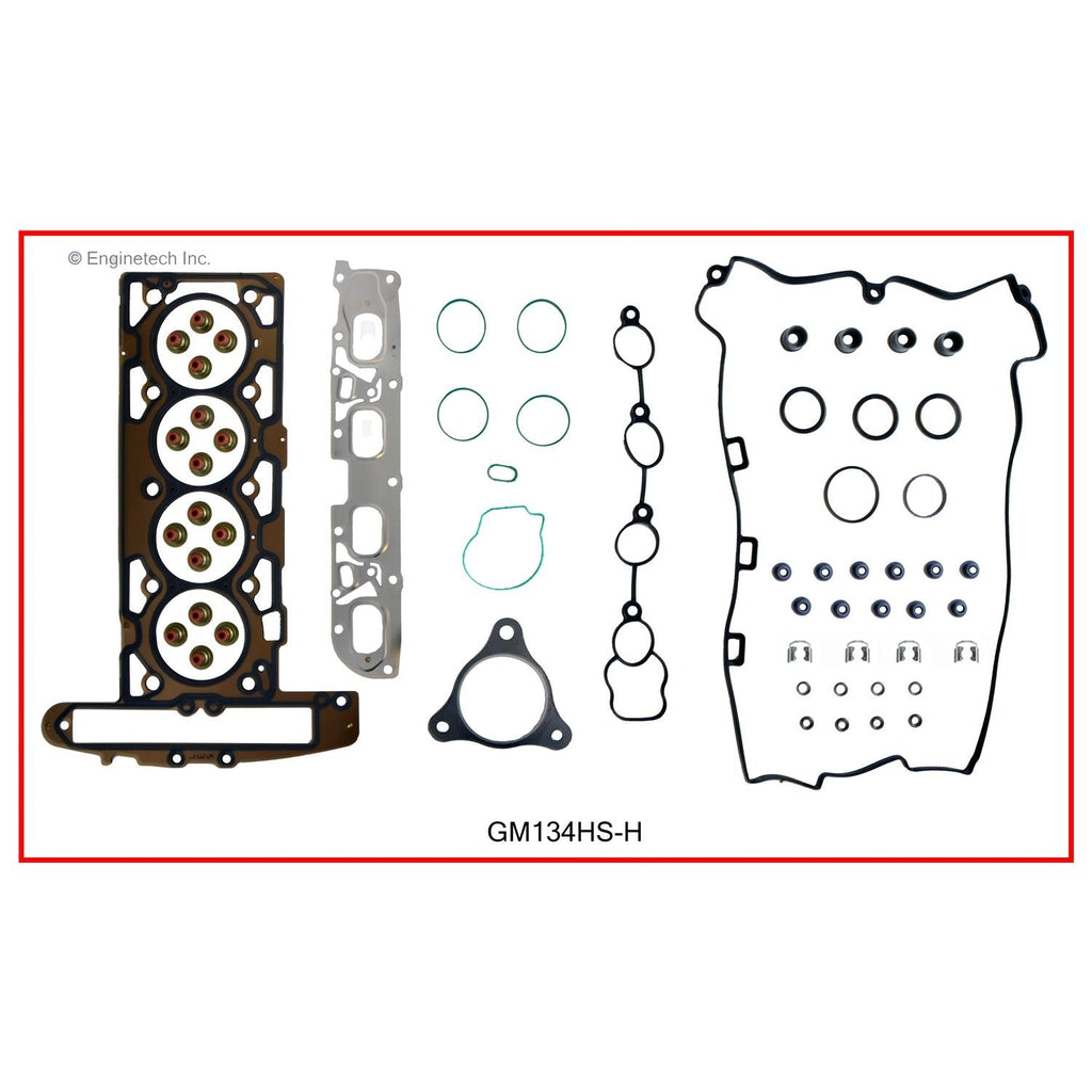 Enginetech GM134HS-HWB Engine Cylinder Head Gasket Set for Chevrolet and GMC Cars and Trucks