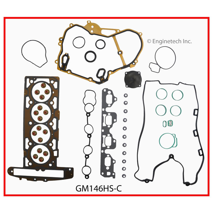 Enginetech GM146HS-CWB Engine Cylinder Head Gasket Set for GMC and Chevrolet Vehicles