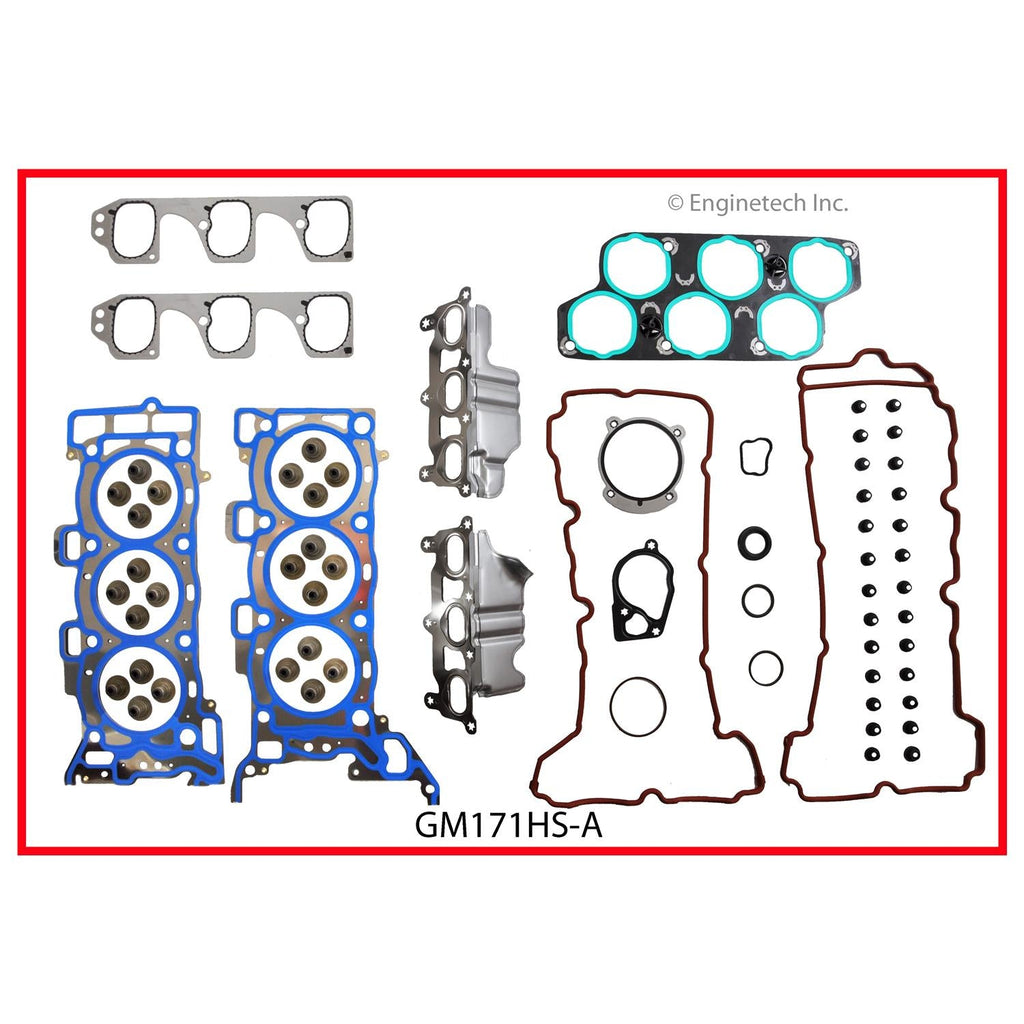 Enginetech GM171K-1 Engine Full Gasket Set for GMC and Chevrolet Cars and Trucks