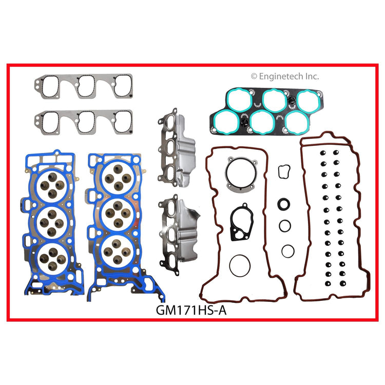 Enginetech GM171K-1 Engine Full Gasket Set for GMC and Chevrolet Cars and Trucks