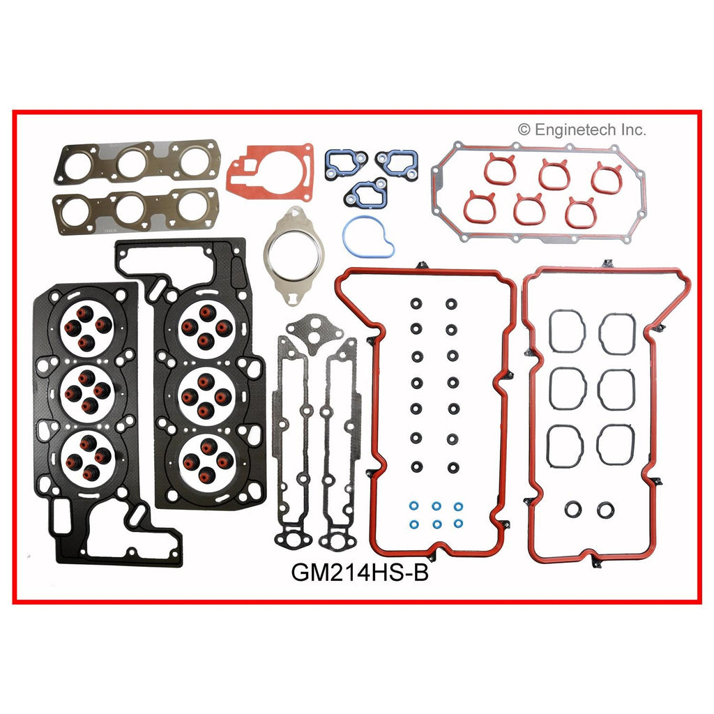 Enginetech GM214HS-B Engine Cylinder Head Gasket Set for GMC and Chevrolet Vehicles