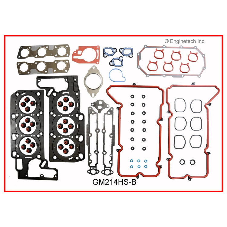 Enginetech GM214HS-B Engine Cylinder Head Gasket Set for GMC and Chevrolet Vehicles