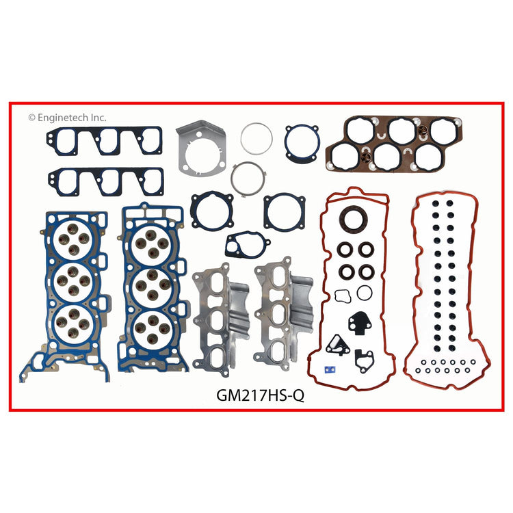 Enginetech GM217HS-Q Engine Cylinder Head Gasket Set for GMC and Chevrolet Vehicles