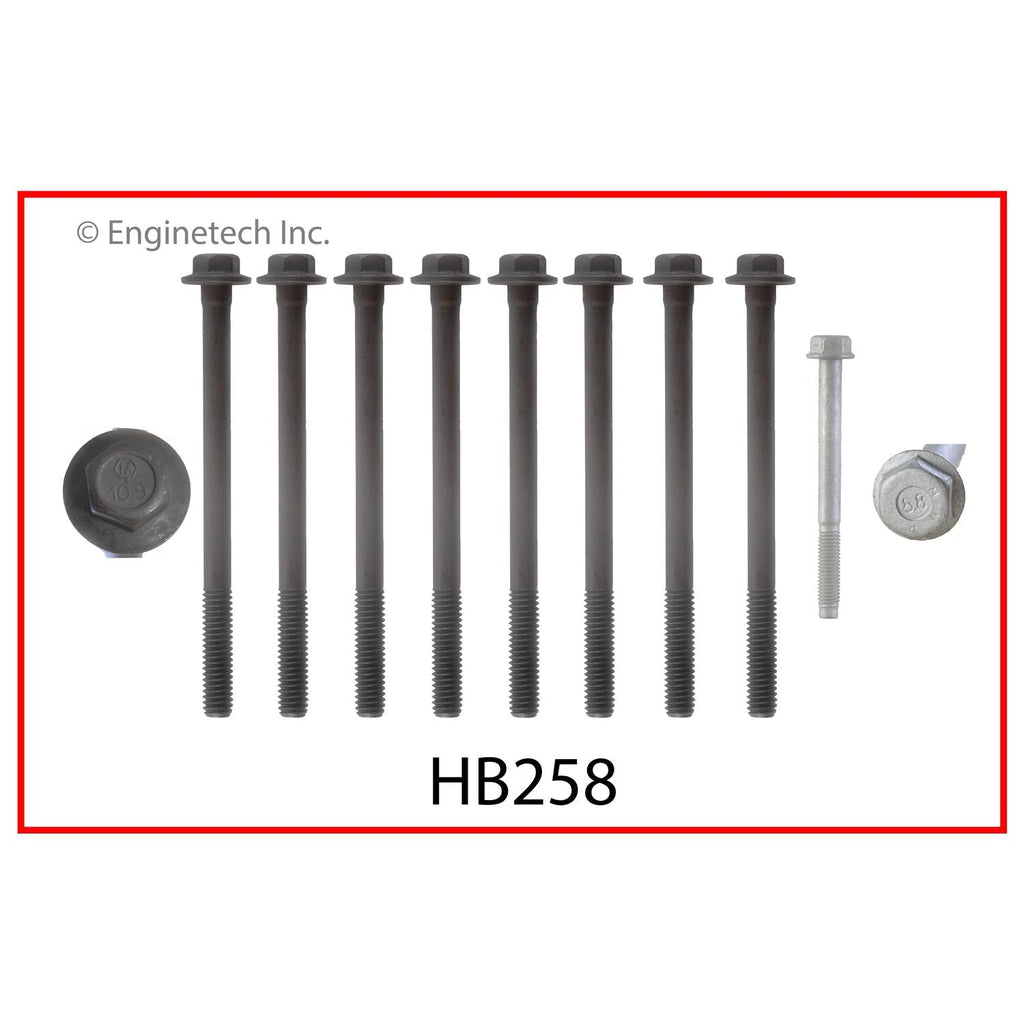 Enginetech GM217HS-RWB Engine Cylinder Head Gasket Set for GMC and Chevrolet Cars and Trucks