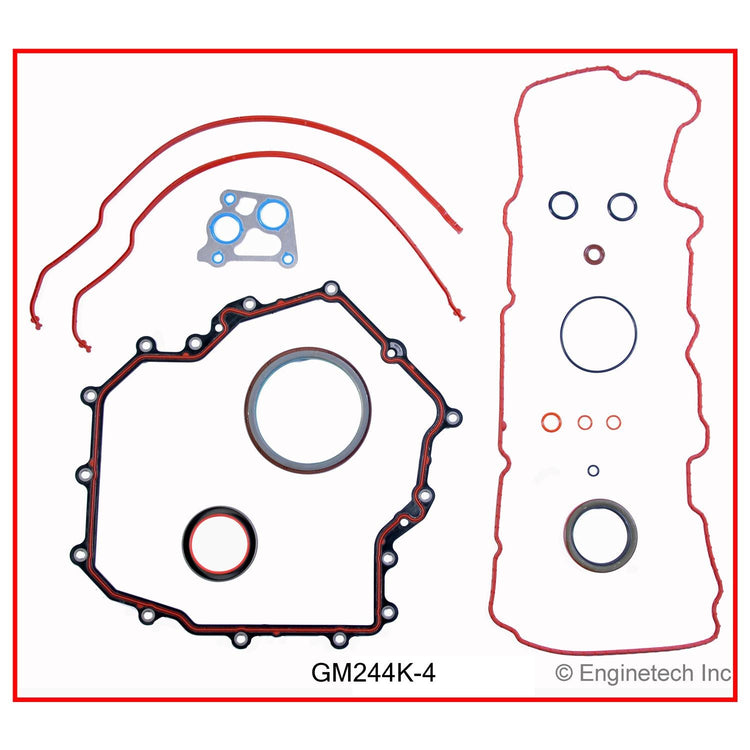 Enginetech GM244K-4 Engine Full Gasket Set for GMC and Chevrolet Cars and Trucks