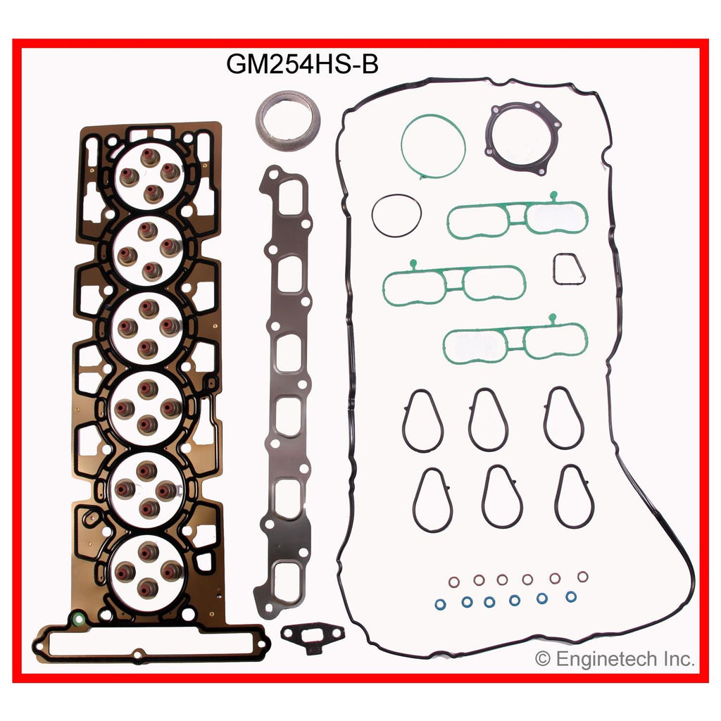 Enginetech GM254HS-BWB Engine Cylinder Head Gasket Set for GMC and Chevrolet Vehicles