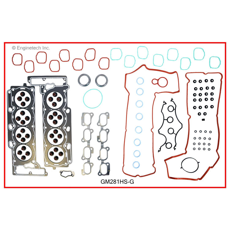 Enginetech GM281HS-G Engine Cylinder Head Gasket Set for GMC and Chevrolet Cars and Trucks