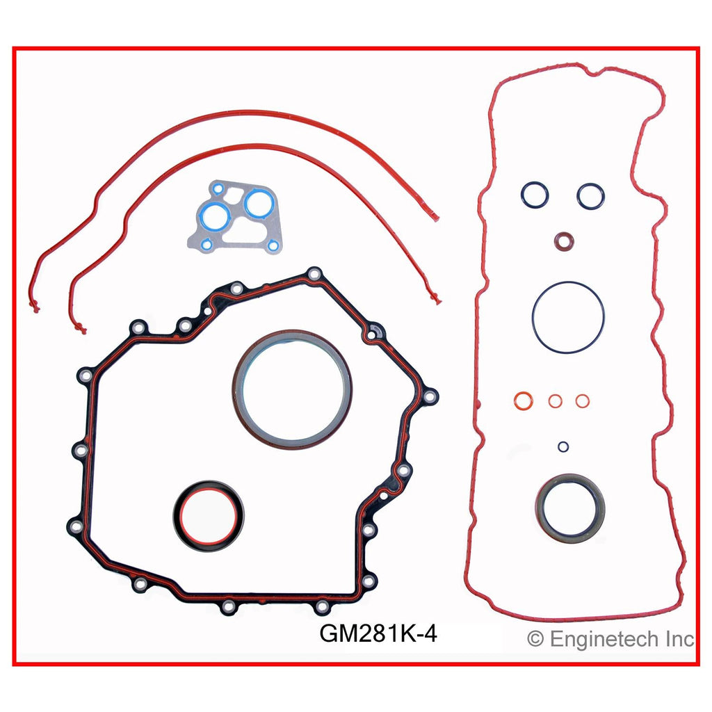 Enginetech GM281K-4 Engine Full Gasket Set for GMC and Chevrolet Cars and Trucks
