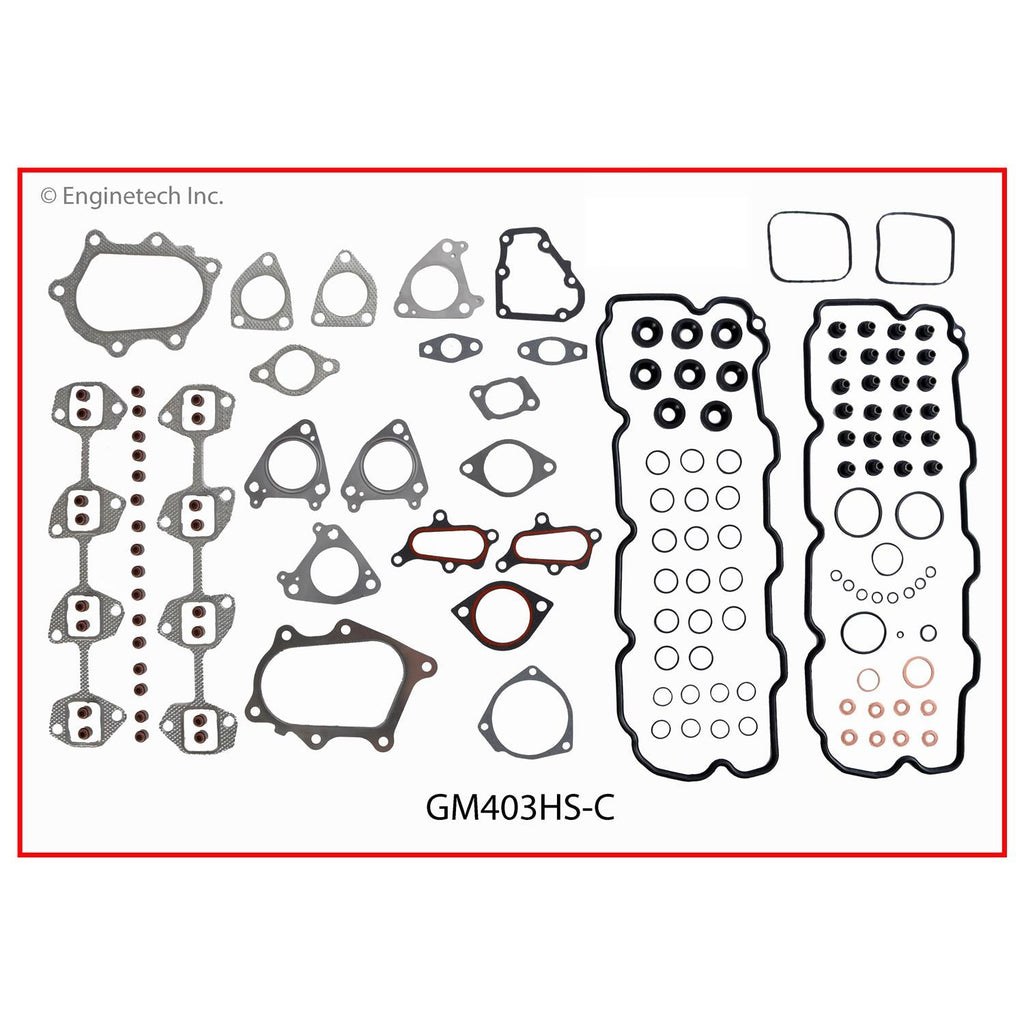 Enginetech GM403HS-C Engine Cylinder Head Gasket Set for GMC and Chevrolet Trucks