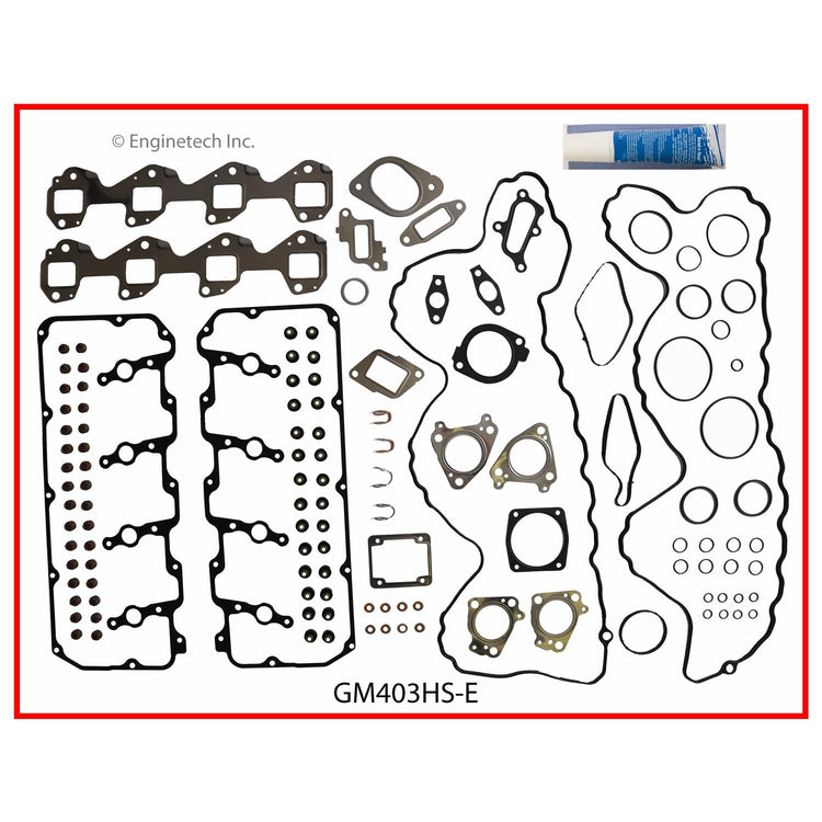 Enginetech GM403HS-EWB Engine Cylinder Head Gasket Set for GMC and Chevrolet Trucks and Cars