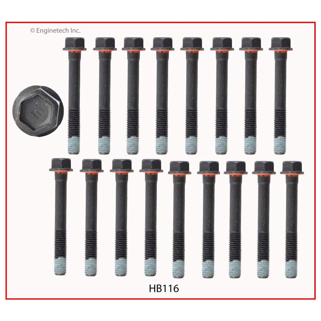 Enginetech GM6.5HS-AWB Engine Cylinder Head Gasket Set for GMC and Chevrolet Cars and Trucks