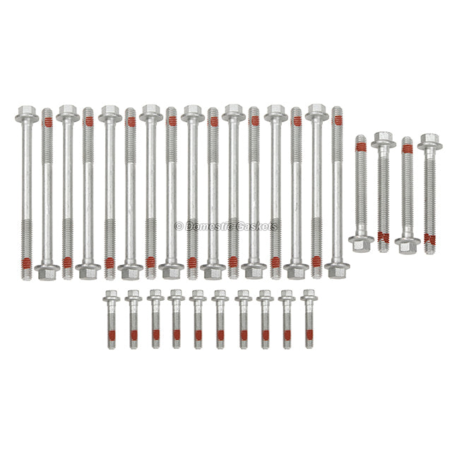 Head Gasket Bolts Set Fit 2004 Chevrolet Cadillac GMC Hummer 6.0 VIN N, U