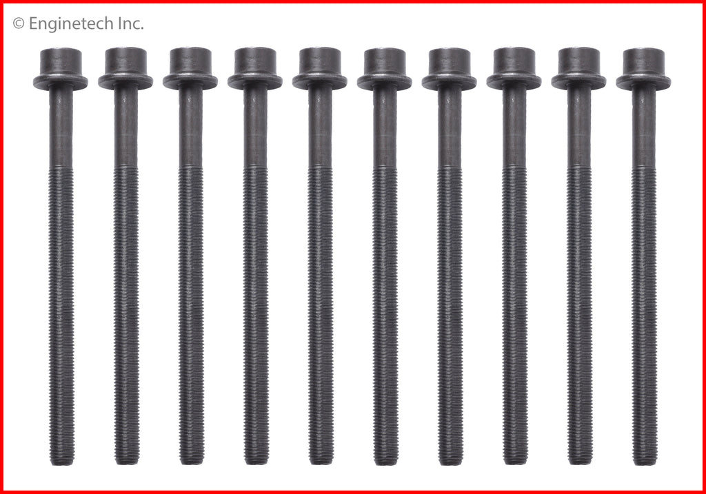 Enginetech HB107 Engine Head Bolt Set for Ford 2012-2013 Models