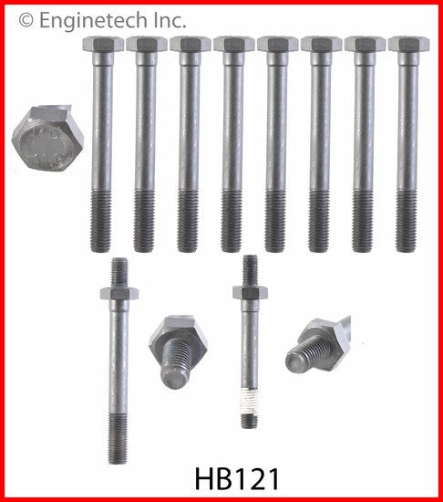 Enginetech HB121 Engine Head Bolt Set for Buick Century and Skylark (One Cylinder)