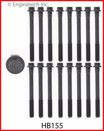 Enginetech HB155 Engine Head Bolt Set for Lexus and Toyota Vehicles