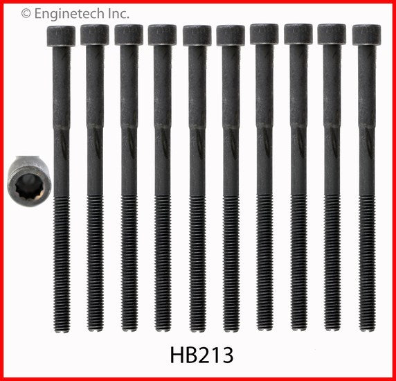 Enginetech HB213 Engine Head Bolt Set for One Cylinder