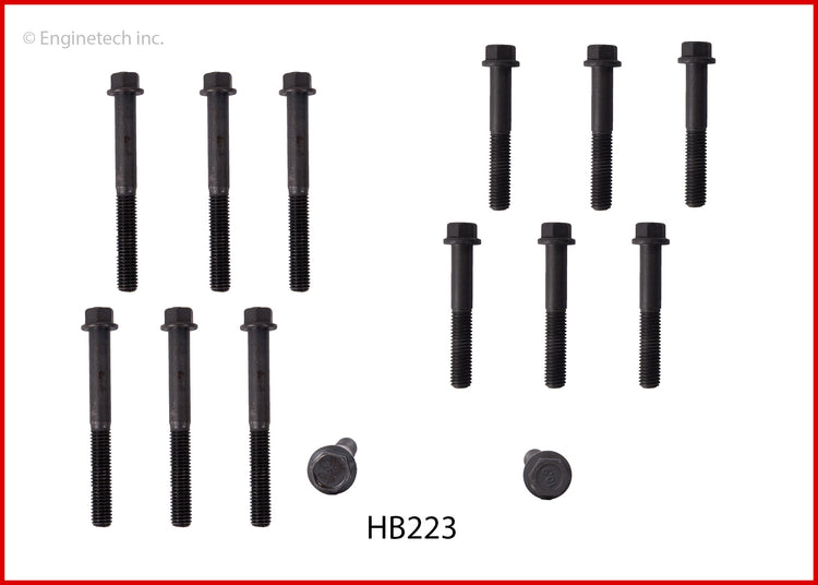 Enginetech HB223 Engine Head Bolt Set for Dodge Ram 2500 (1994-2003)